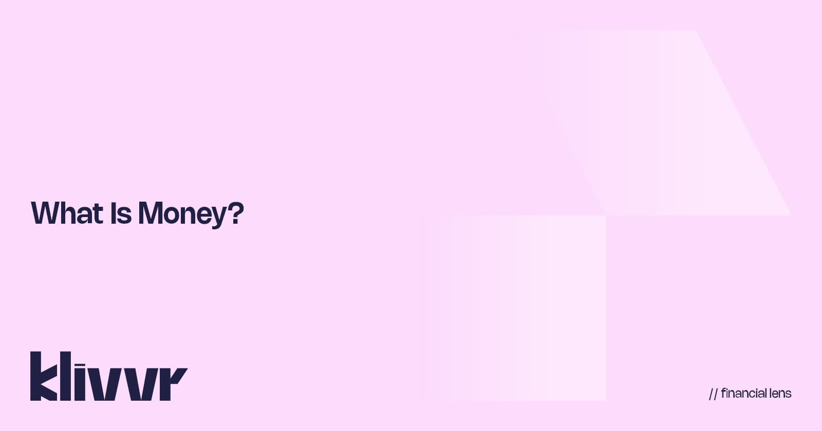 Understanding Money: A Walk Down Money Lane