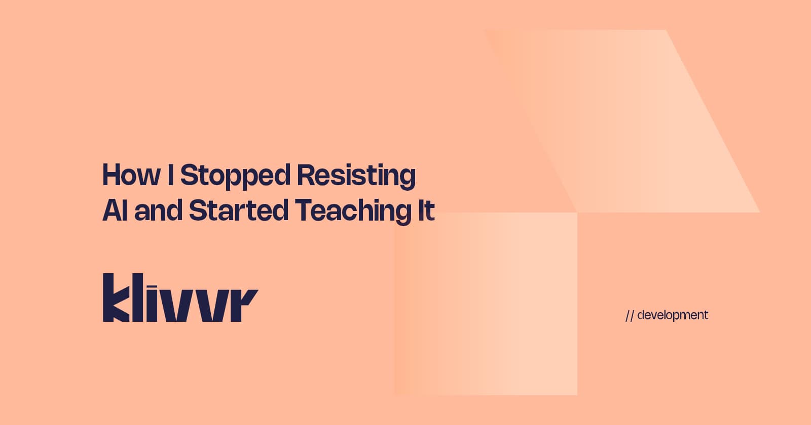 How I Stopped Resisting AI and Started Teaching It